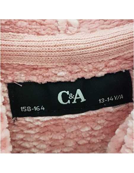 Pulover calduros pentru copii model cu buzunare si gluga C&A