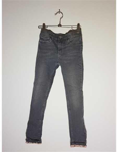 Pantaloni Jeans cu aspect usor decolorat Denim Pantaloni Jeans cu aspect usor decolorat Denim