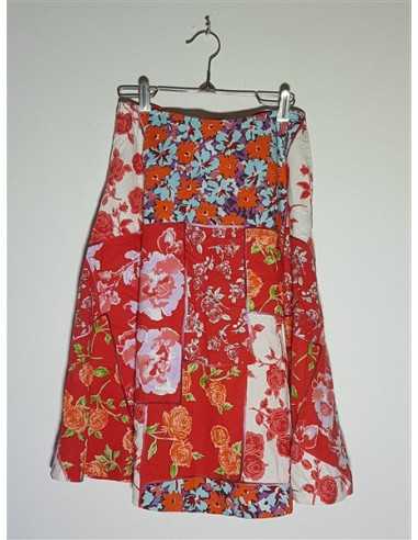 Fustita dama cu aspect floral multicolor DANIEL HECHTER