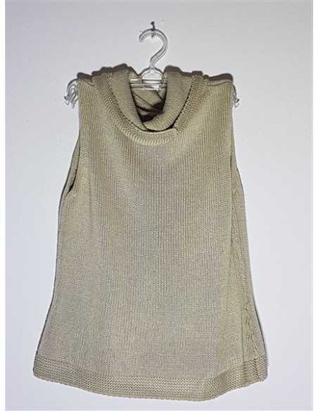 Vesta dama tricotata model cu guler rasucit Own Label