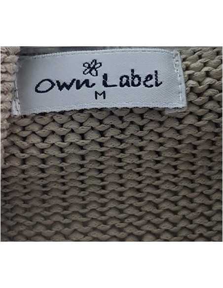 Vesta dama tricotata model cu guler rasucit Own Label