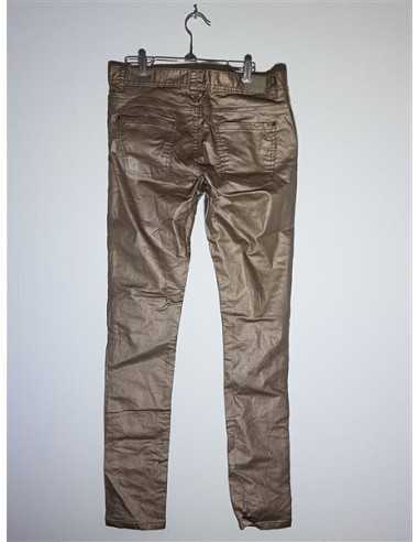 Pantaloni dama cu aspect lucios Orsay