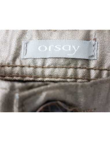 Pantaloni dama cu aspect lucios Orsay