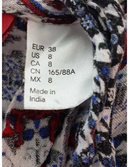 Rochita de vara multicolora cu decolteu la piept H&M
