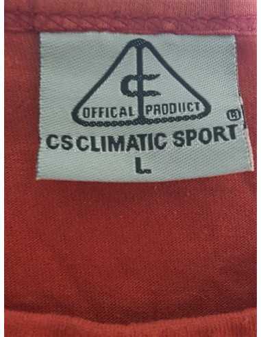 Tricou dama cu scris aplicat pe piept CS CLIMATIC SPORT