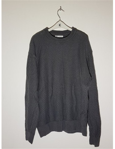 Pulover barbatesc tricotat model Uni Zara