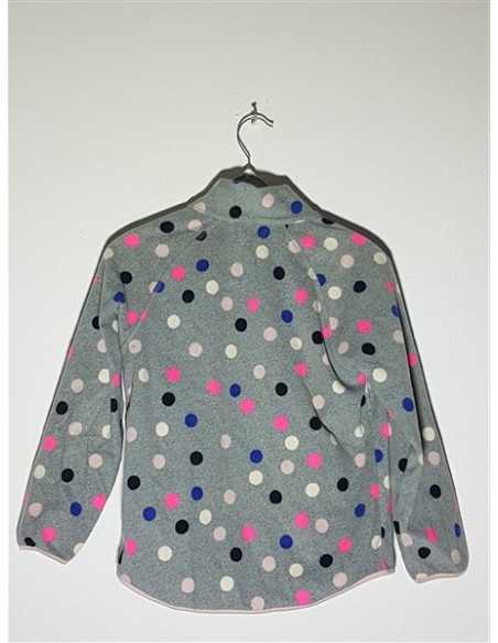 Bluzita pentru fetite model cu buline multicolore H&M