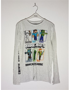 Bluza cu maneca lunga cu Minecraft pentru baieti