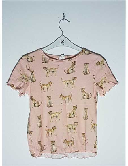 Tricou pentru fetite cu print animal H&M