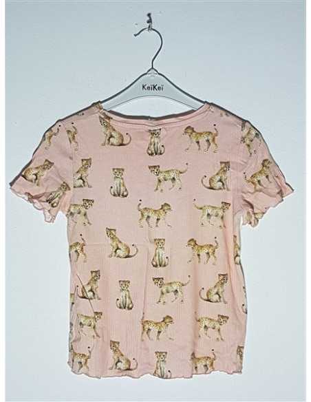 Tricou pentru fetite cu print animal H&M
