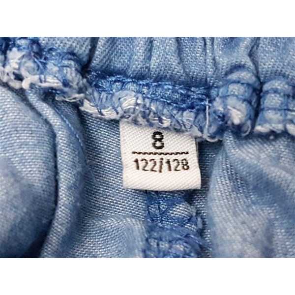 Pantaloni scurti fetite model cu cusaturi florale la baza