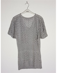Bluzita dama tricotata model cu gaurele