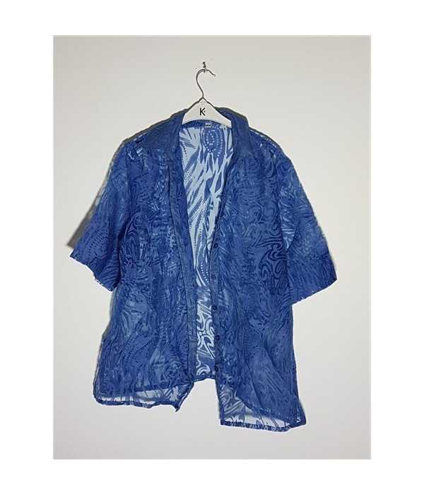 Camasa dama transparenta culoare albastru