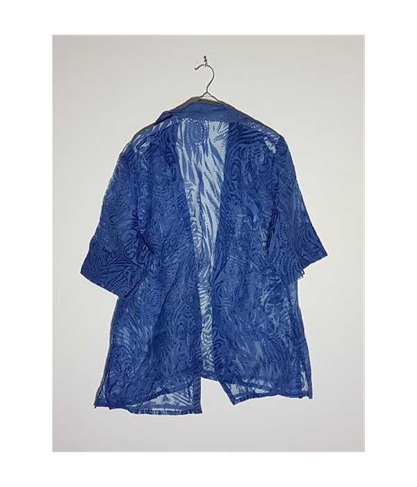Camasa dama transparenta culoare albastru