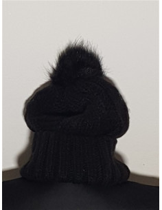 Caciula copii model cu ciucure pufos H&M 2