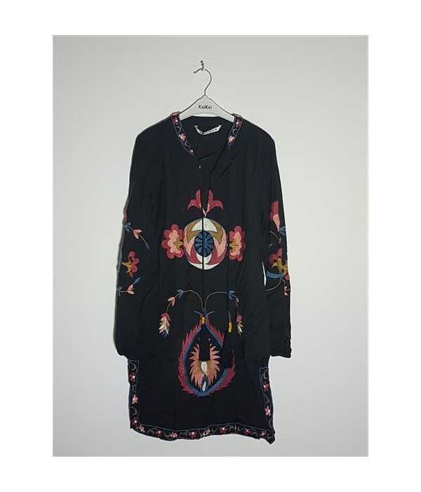 Rochita dama cu imprimeu floral multicolor Zara