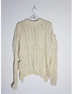 Pulover dama cu model impletit Bershka