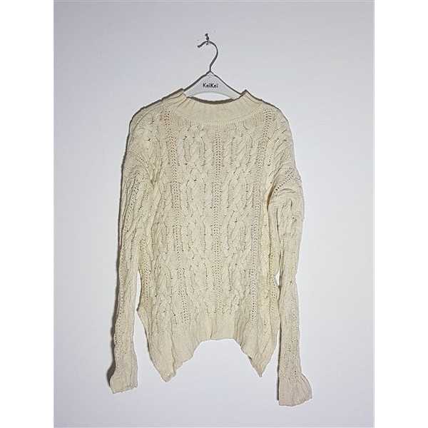 Pulover dama cu model impletit Bershka