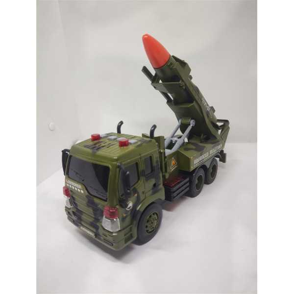 Camion din plastic militar cu sunete