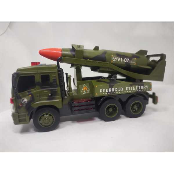 Camion din plastic militar cu sunete