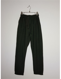 Pantaloni lungi barbatesti cu snur si elastic in talie Zara