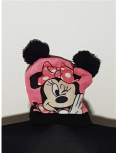 Caciula pentru copii cu imprimeu Minnie Mouse model cu ciucuri GIRLS 2