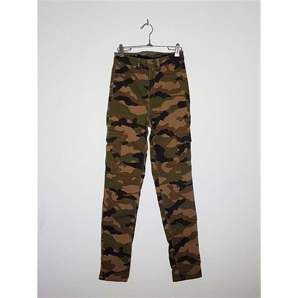 Pantaloni pentru copii model cu talie inalta H&M