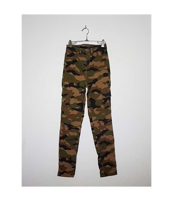 Pantaloni pentru copii model cu talie inalta H&M