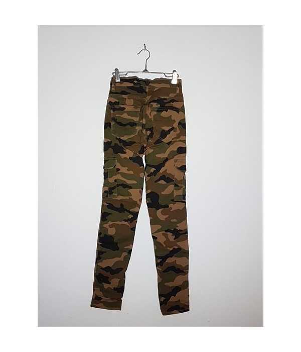 Pantaloni pentru copii model cu talie inalta H&M