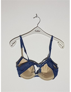 Sutien dama cu bretele inguste reglabile Denim 2