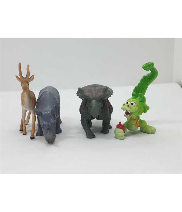Set 4 figurine din plastic diverse animalute