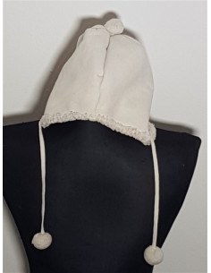 Caciula groasa de iarna cu imprimeu un ursulet Basic Fashion 2