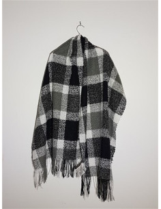 Sal dama in carouri model cu franjuri Accessoires