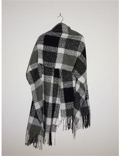Sal dama in carouri model cu franjuri Accessoires 2