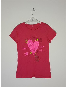 Tricou cu maneca scurta model cu imprimeu pe piept