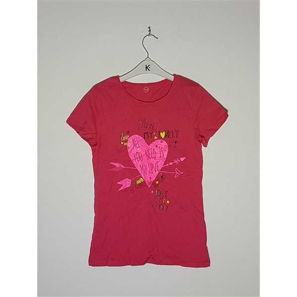 Tricou cu maneca scurta model cu imprimeu pe piept