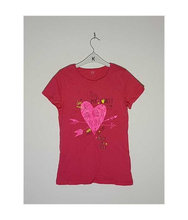 Tricou cu maneca scurta model cu imprimeu pe piept