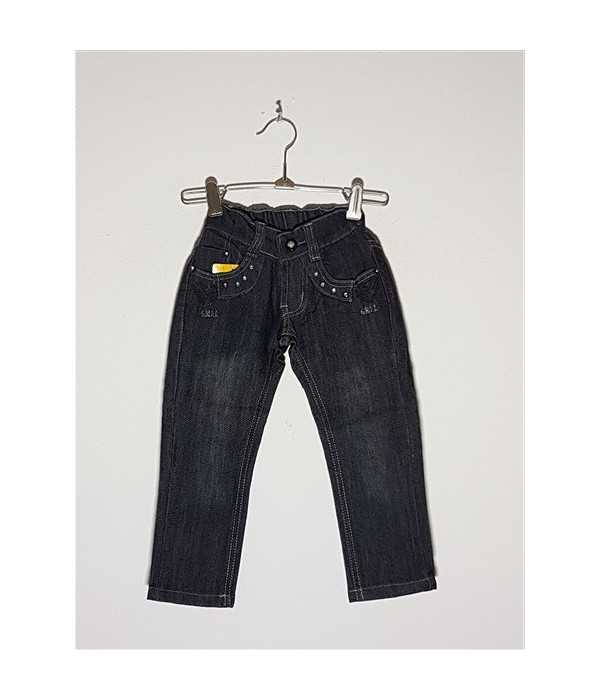 Pantaloni Jeans fetite cu strasuri la buzunare model Uni
