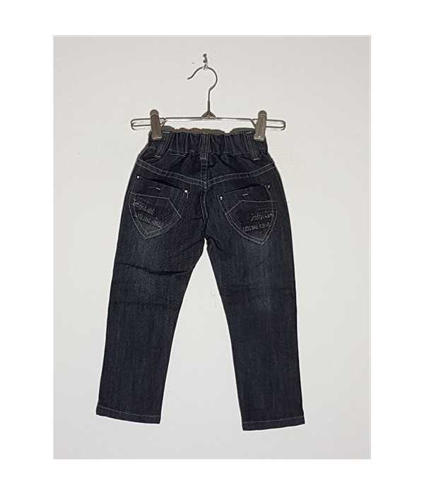 Pantaloni Jeans fetite cu strasuri la buzunare model Uni