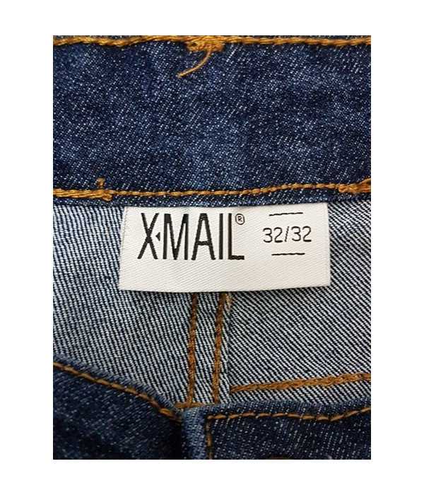 Pantaloni de blugi pentru barbati model decolorat X MAIL