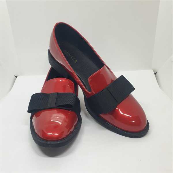 Pantofi dama casual culoare rosu marime 39 Benaza