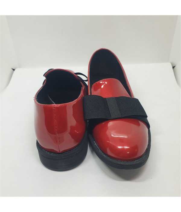 Pantofi dama casual culoare rosu marime 39 Benaza