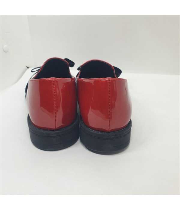 Pantofi dama casual culoare rosu marime 39 Benaza