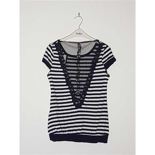 Tricou dama transparent la spate ELETTI