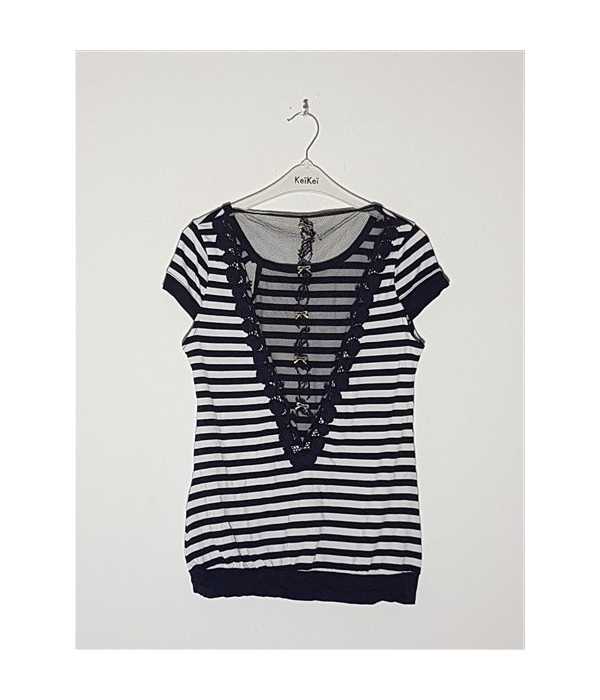 Tricou dama transparent la spate ELETTI