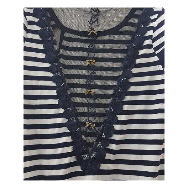 Tricou dama transparent la spate ELETTI