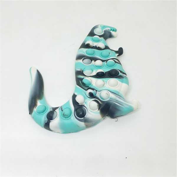Jucarie antistres din silicon Pop it forma dinozaur