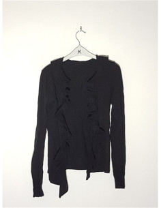 Pulover dama pentru primavara culoare negru