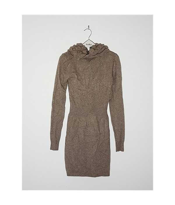Rochita dama tricotata model cu guler rasucit Wellspring