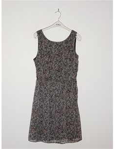 Rochita dama racoroasa cu print floral multicolor ONLY